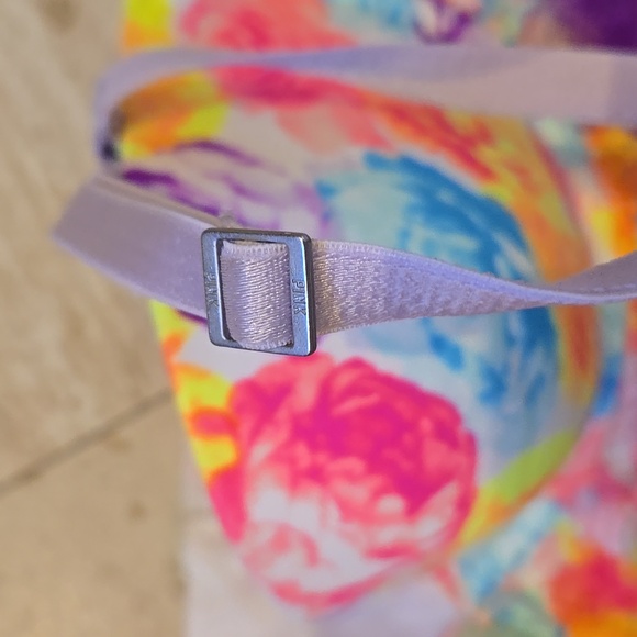 PINK Victoria's Secret Vibrant Floral Multi-Color Bustier - Picture 4 of 9